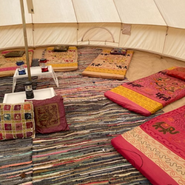 6 Meter Bell Tent for 6-8 Festival Look (PoveyFest)