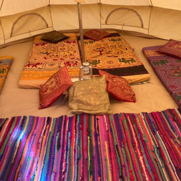 5 Meter Bell Tent for 4-6 Festival Look (POVEYFest)